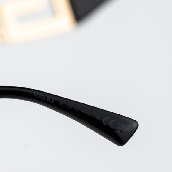 Versace Women Sunglasses Gold Grey Rectangle VE2290 100287 NEW AUTHENTIC - Picture 7 of 11